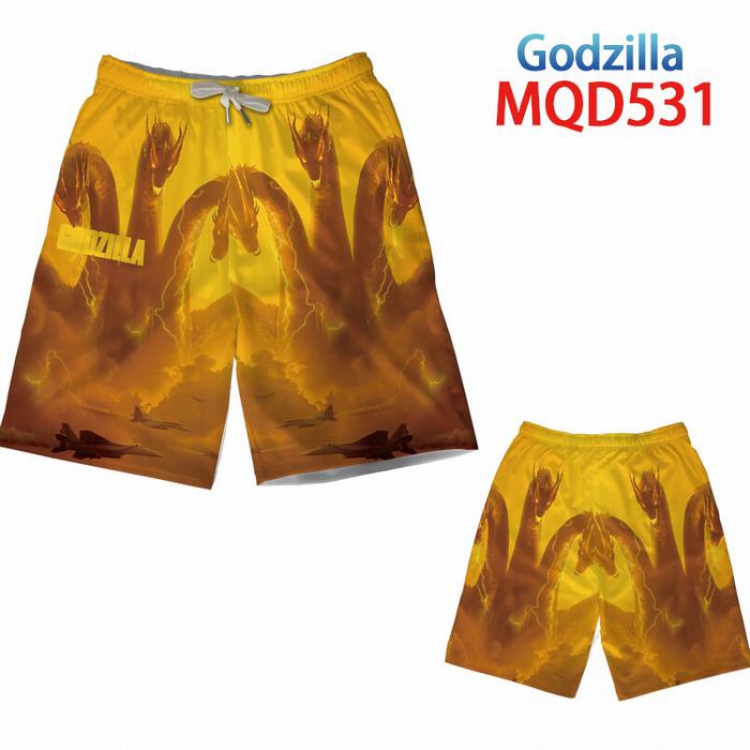 Godzilla Beach pants M L XL XXL XXXL MQD531