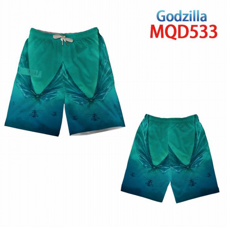 Godzilla Beach pants M L XL XXL XXXL MQD533