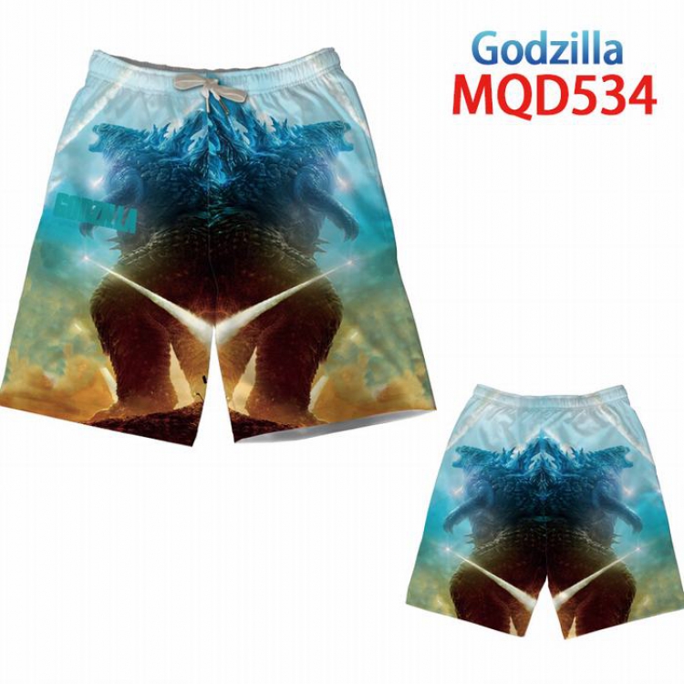 Godzilla Beach pants M L XL XXL XXXL MQD534