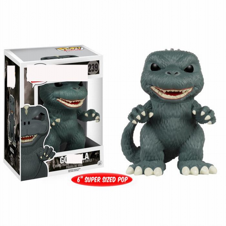 FUNKO POP 239 Godzilla Dinosaur Monster Gray Boxed Figure Decoration Model