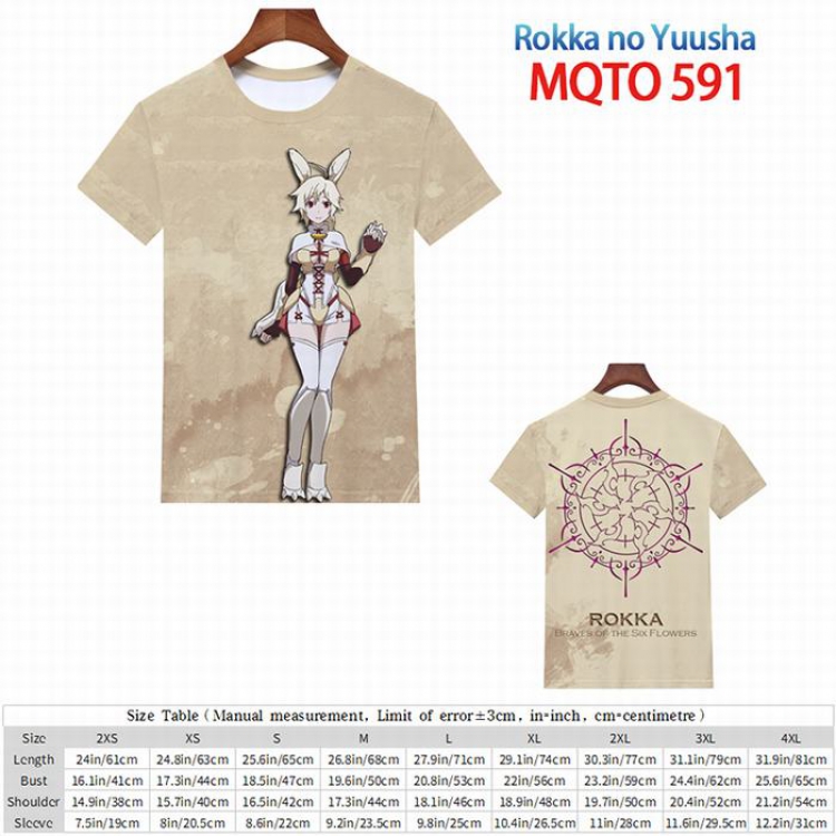 Rookka no Yuusha Full color short sleeve t-shirt 9 sizes from 2XS to 4XL MQTO-591