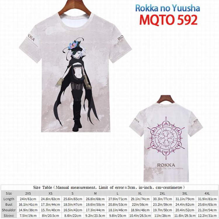 Rookka no Yuusha Full color short sleeve t-shirt 9 sizes from 2XS to 4XL MQTO-592