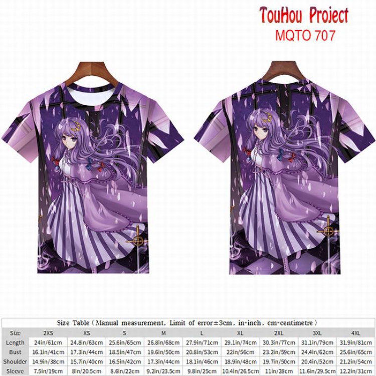 TouHou Project full color short sleeve t-shirt 9 sizes from 2XS to 4XL MQTO-707