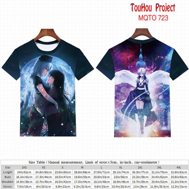 TouHou Project full color short sleeve t-shirt 9 sizes from 2XS to 4XL MQTO-723