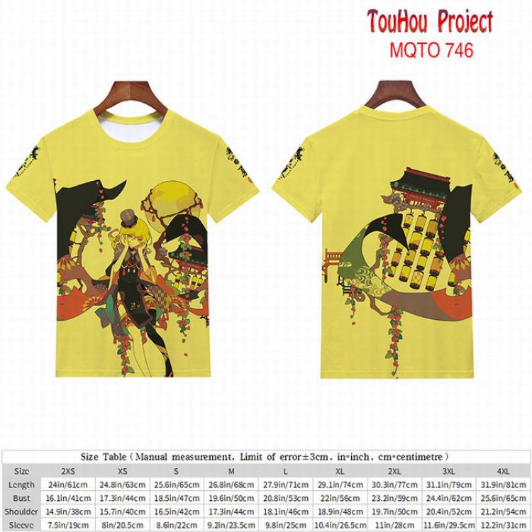 TouHou Project full color short sleeve t-shirt 9 sizes from 2XS to 4XL MQTO-746