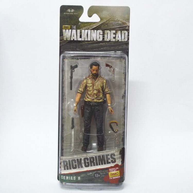 The Walking Dead Rick Boxed Figure Decoration Model 7-inch
