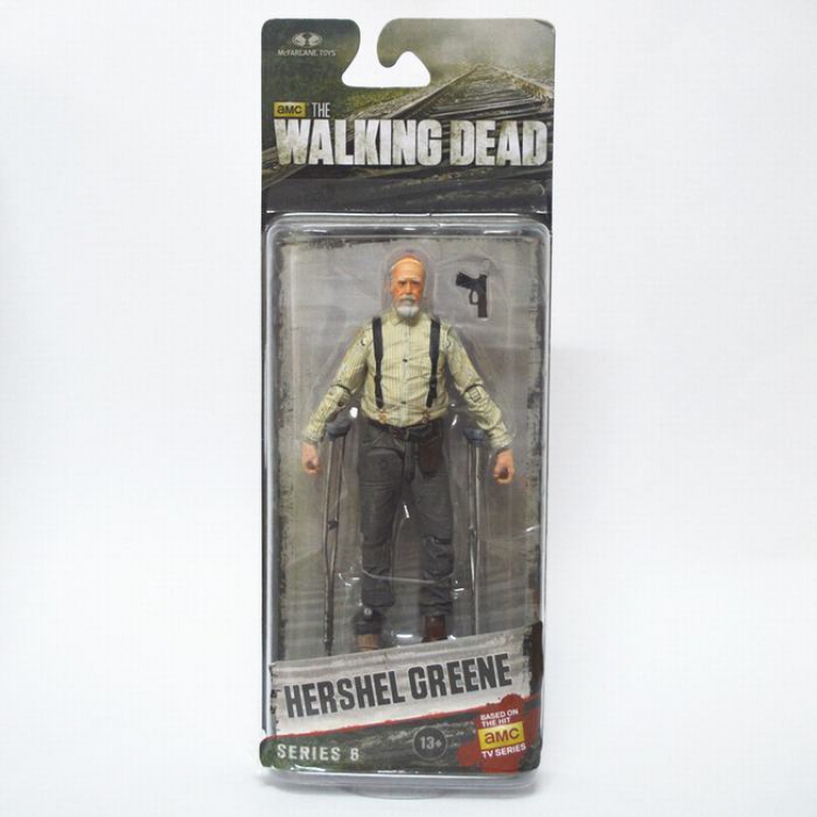 The Walking Dead Old man Boxed Figure Decoration Model 7-inch