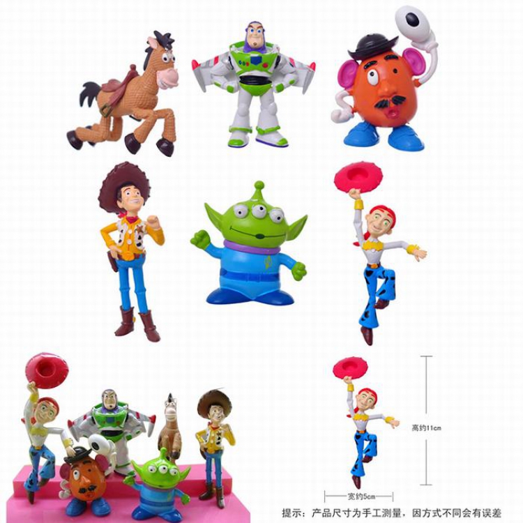 Toy Story a set of six Bagged Figure Decoration Model 5CM 0.15KG