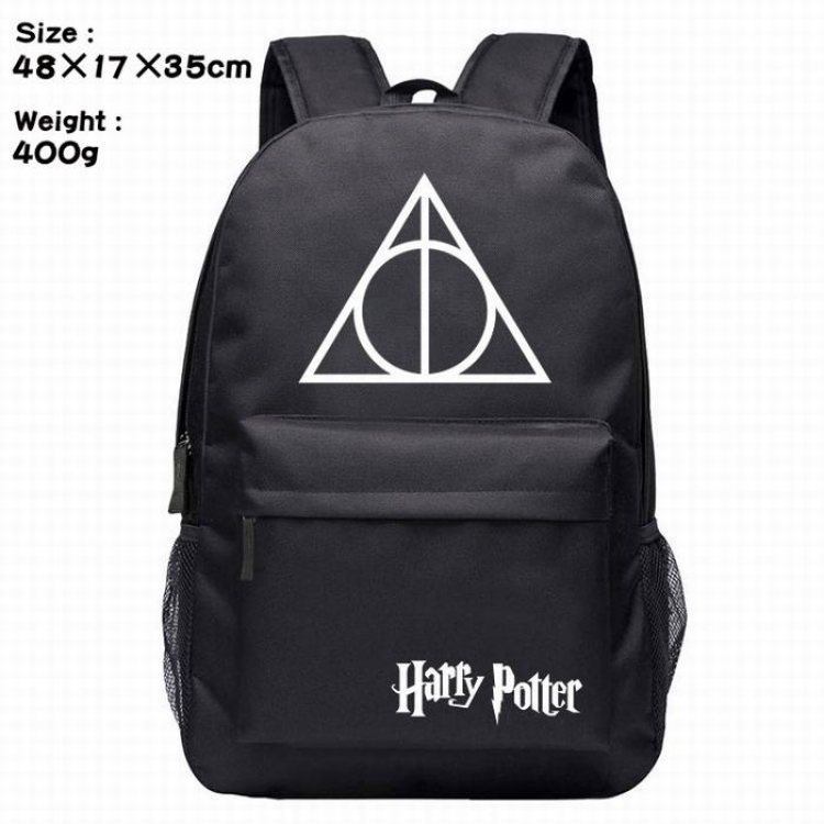 Harry Potter-2 Silk screen polyester canvas backpack