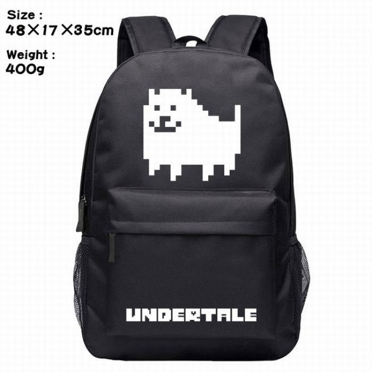 Undertale-2 Llamb Silk screen polyester canvas backpack