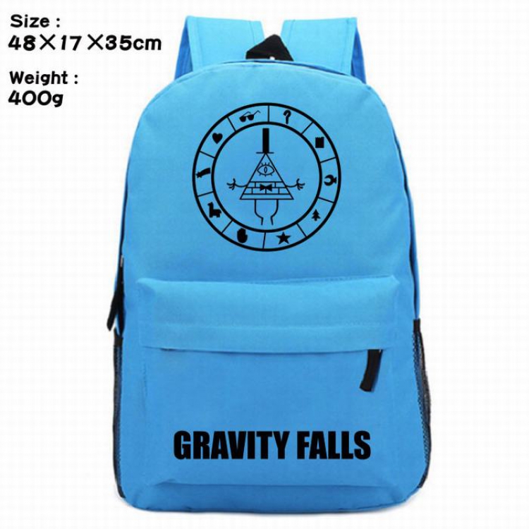 Silk screen polyester canvas backpack