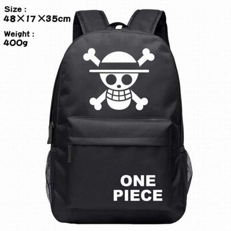 One Piece-2 Anime around Silk screen polyester canvas backpack
