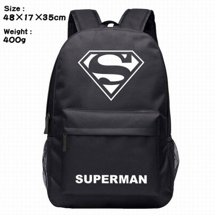 Superman-1 The avengers alianc Silk screen polyester canvas backpack