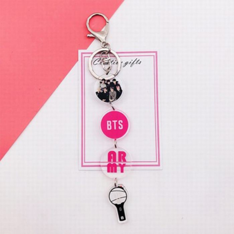 Keychain BTS Keychain Hanging chain 19CM 21G 7.5X11CM price for 5 pcs