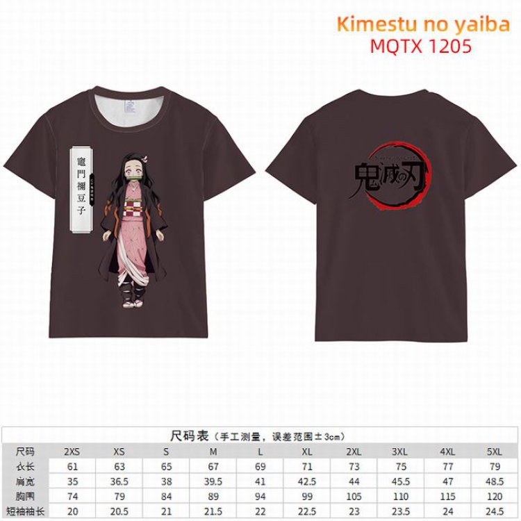 Kimetsu no Yaiba Full color short sleeve t-shirt 10 sizes from 2XS to 5XL MQTX-1205