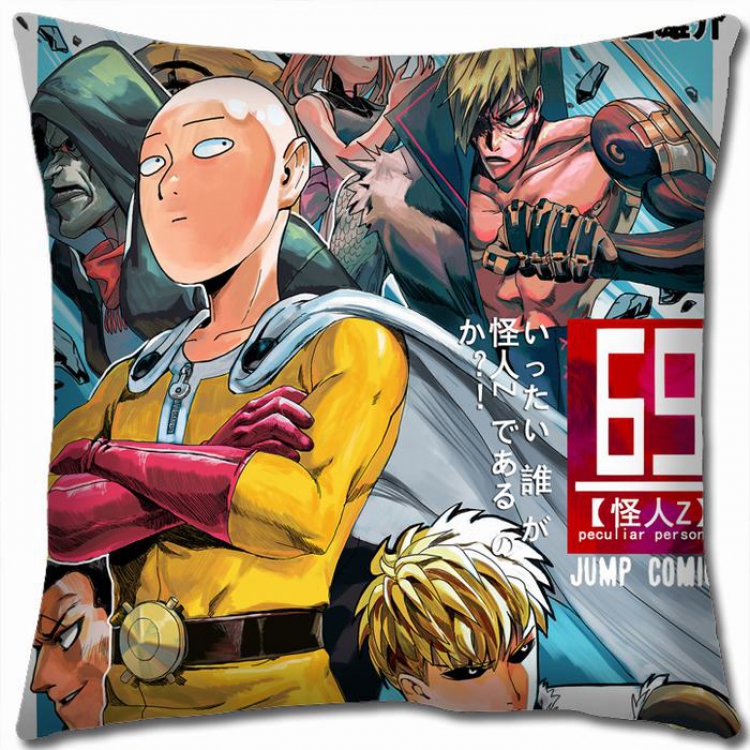 One Punch Man Y3-1  full color Pillow Cushion 45X45CM NO FILLING