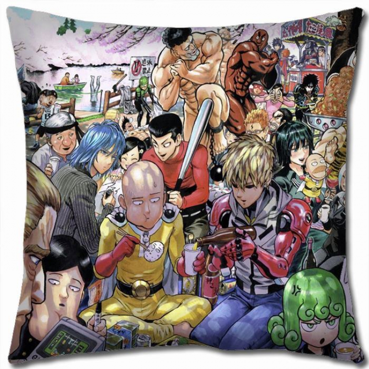 One Punch Man Y3-19  full color Pillow Cushion 45X45CM NO FILLING