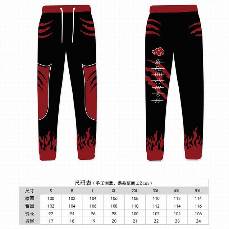 Naruto Trousers sweatpants S-5XL price for 2 pcs preorder 3 days