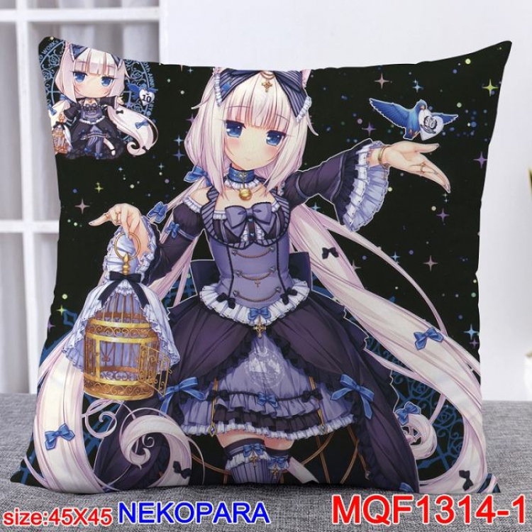 Nekopara Double Sides cushion 45x45cm MQF1314 1