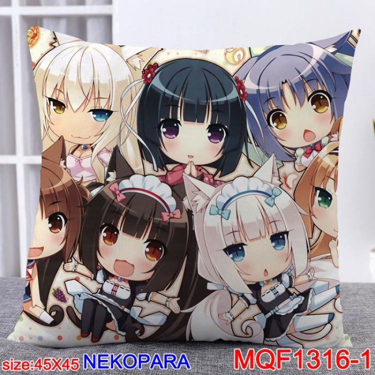Nekopara Double Sides cushion 45x45cm MQF1316 1