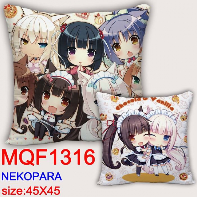 Nekopara Double Sides cushion 45x45cm MQF1316