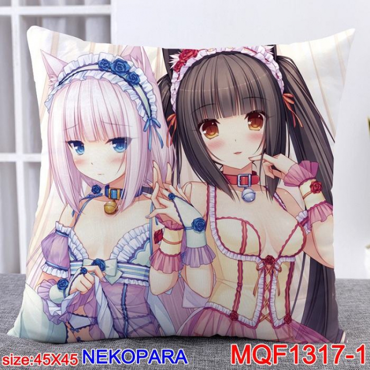 Nekopara Double Sides cushion 45x45cm MQF1317 1