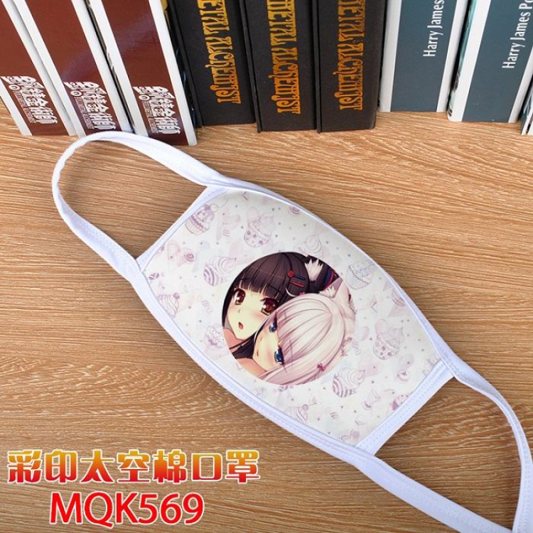 Nekopara Color printing Space cotton Mask price for 5 pcs MQK 569