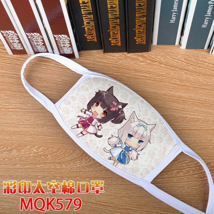 Nekopara Color printing Space cotton Mask price for 5 pcs MQK 579