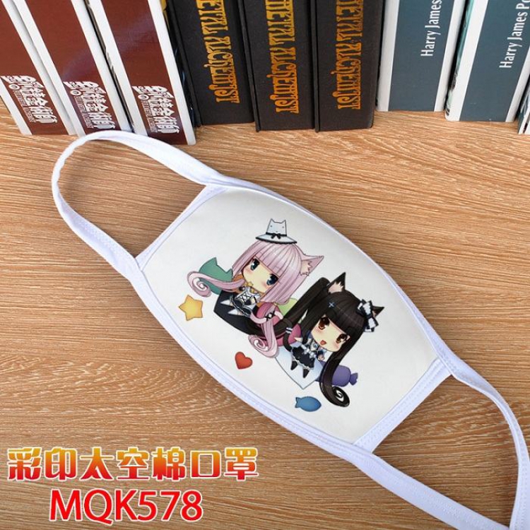 Nekopara Color printing Space cotton Mask price for 5 pcs MQK 578