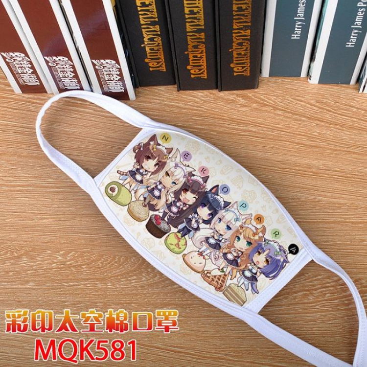 Nekopara Color printing Space cotton Mask price for 5 pcs MQK 581