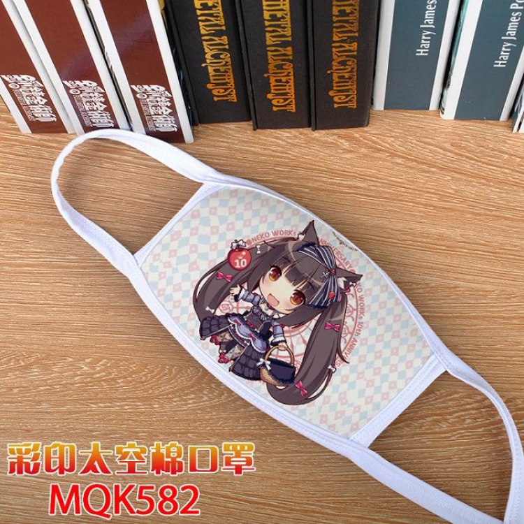 Nekopara Color printing Space cotton Mask price for 5 pcs MQK 582