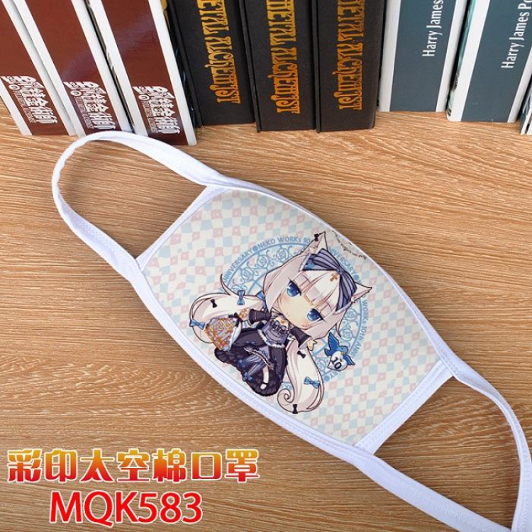 Nekopara Color printing Space cotton Mask price for 5 pcs MQK 583