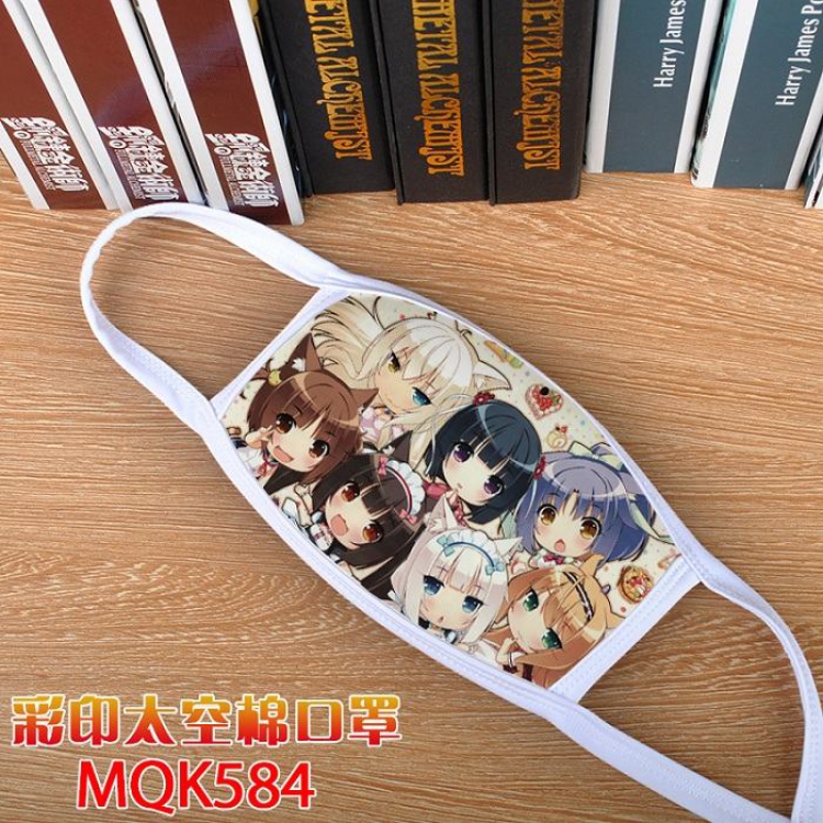 Nekopara Color printing Space cotton Mask price for 5 pcs MQK 584