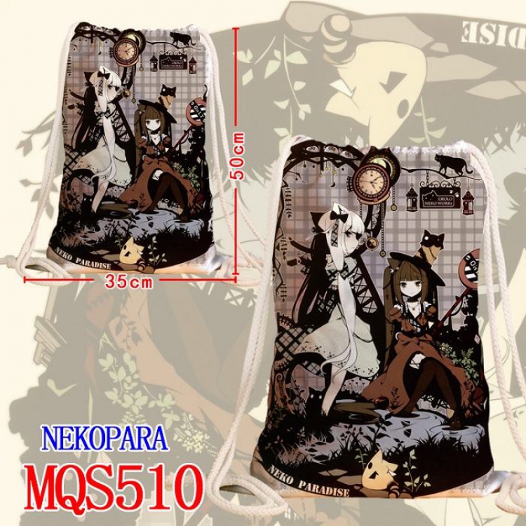 Nekopara Double-sided Full color Handbag Pocket 35X50CM MQS510