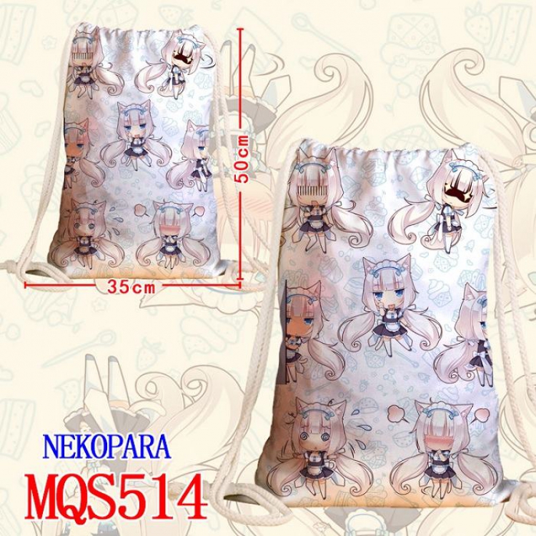 Nekopara Double-sided Full color Handbag Pocket 35X50CM MQS514