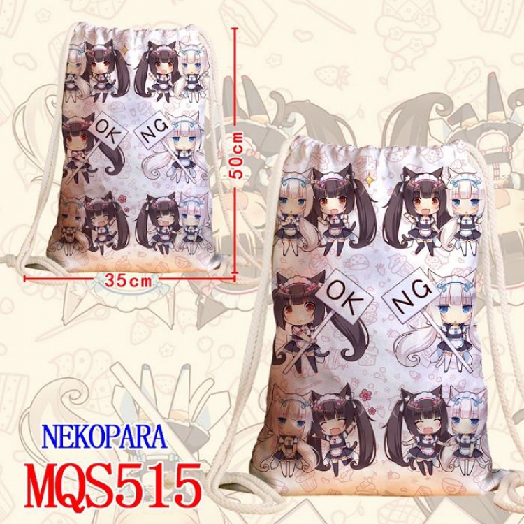 Nekopara Double-sided Full color Handbag Pocket 35X50CM MQS515