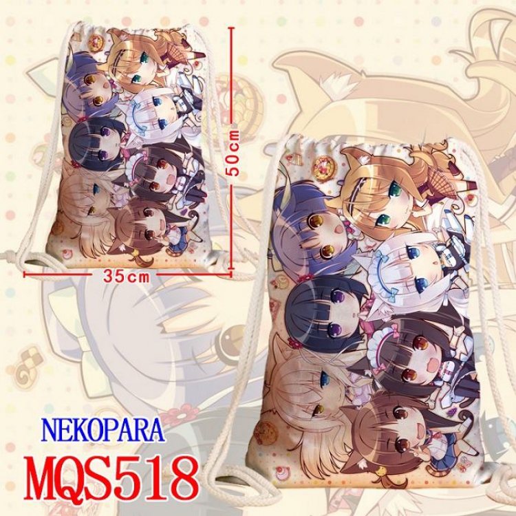 Nekopara Double-sided Full color Handbag Pocket 35X50CM MQS518