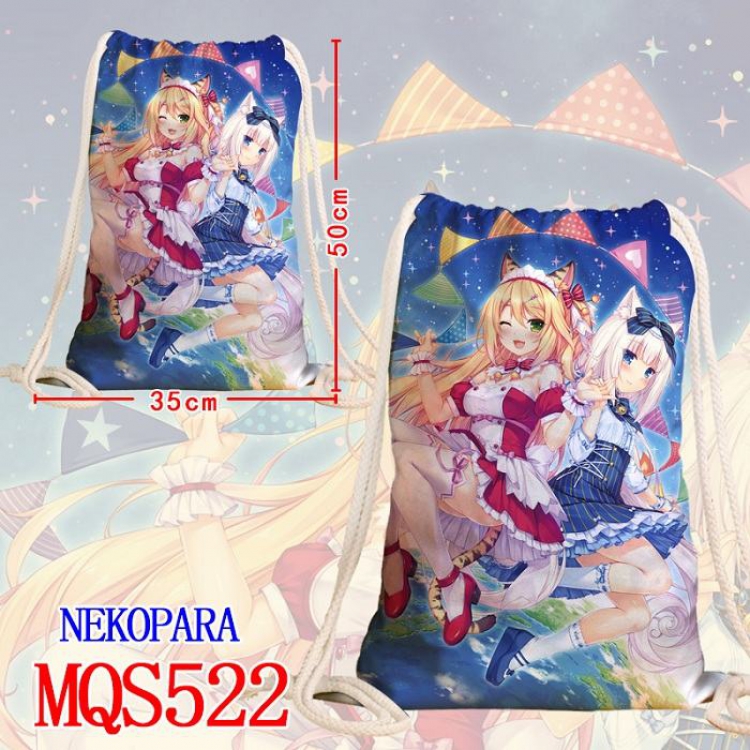 Nekopara Double-sided Full color Handbag Pocket 35X50CM MQS522