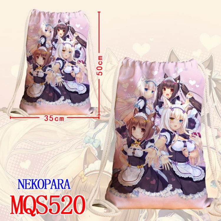 Nekopara Double-sided Full color Handbag Pocket 35X50CM MQS520