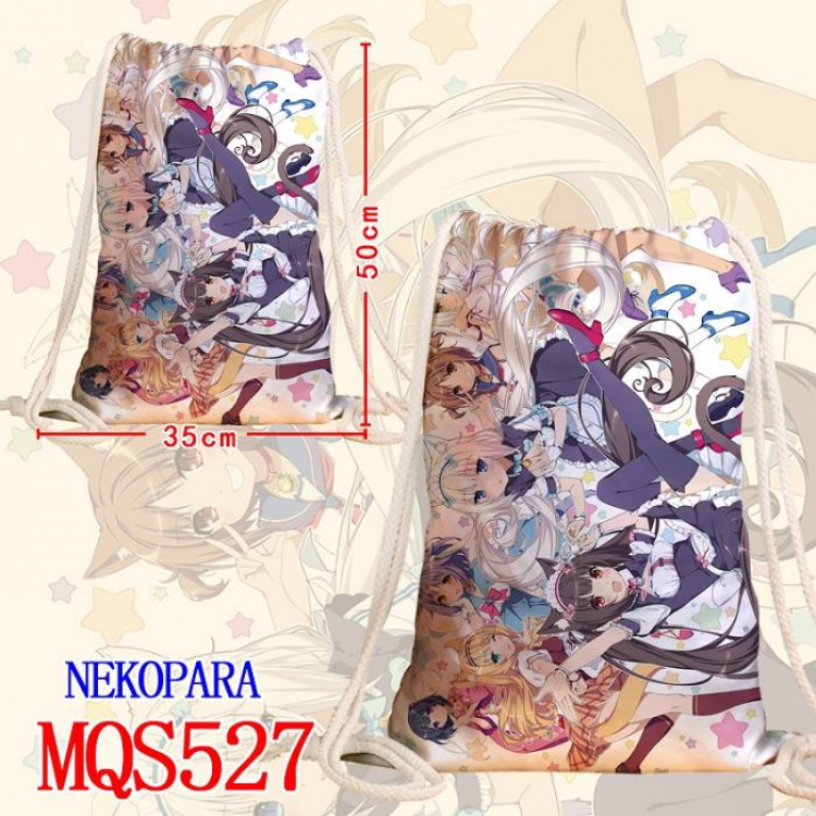 Nekopara Double-sided Full color Handbag Pocket 35X50CM MQS527