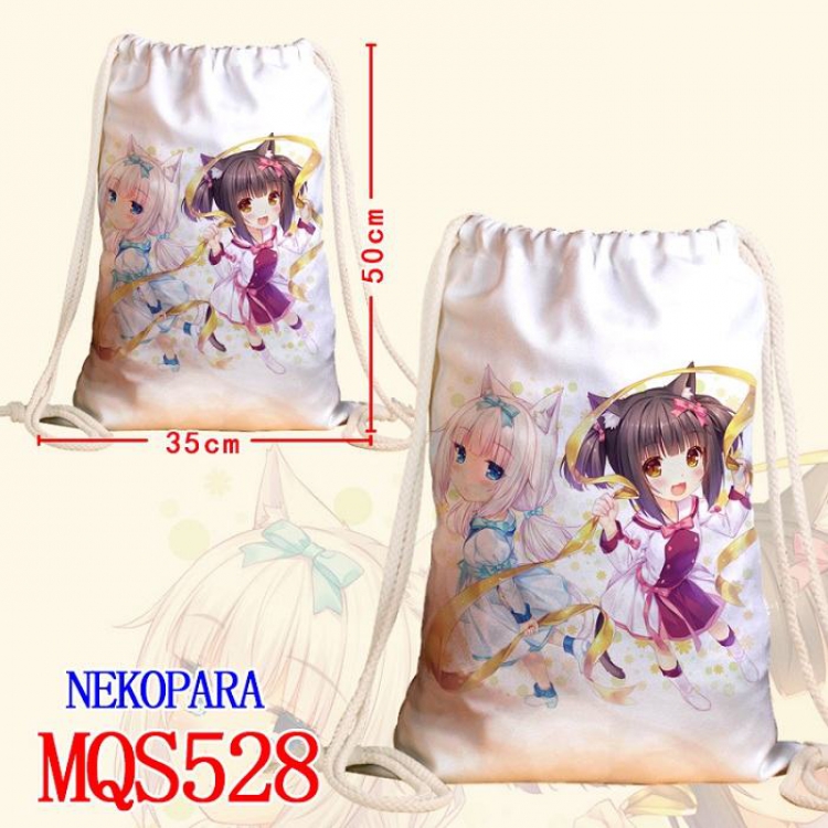 Nekopara Double-sided Full color Handbag Pocket 35X50CM MQS528