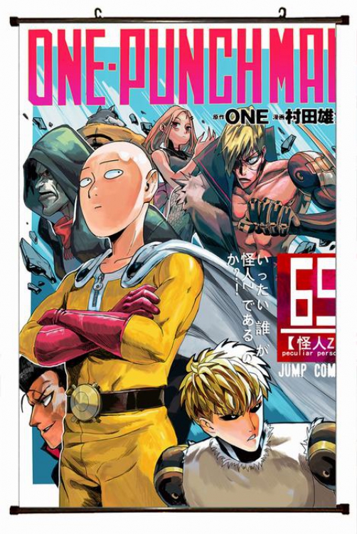 One Punch Man Plastic pole cloth painting Wall Scroll 60X90CM preorder 3 days Y3-1 NO FILLING