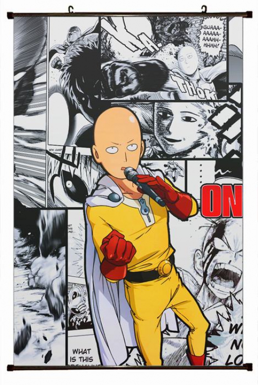 One Punch Man Plastic pole cloth painting Wall Scroll 60X90CM preorder 3 days Y3-23 NO FILLING