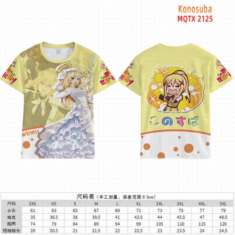 Konosuba  Full color short sleeve t-shirt 10 sizes from 2XS to 5XL MQTX-2125