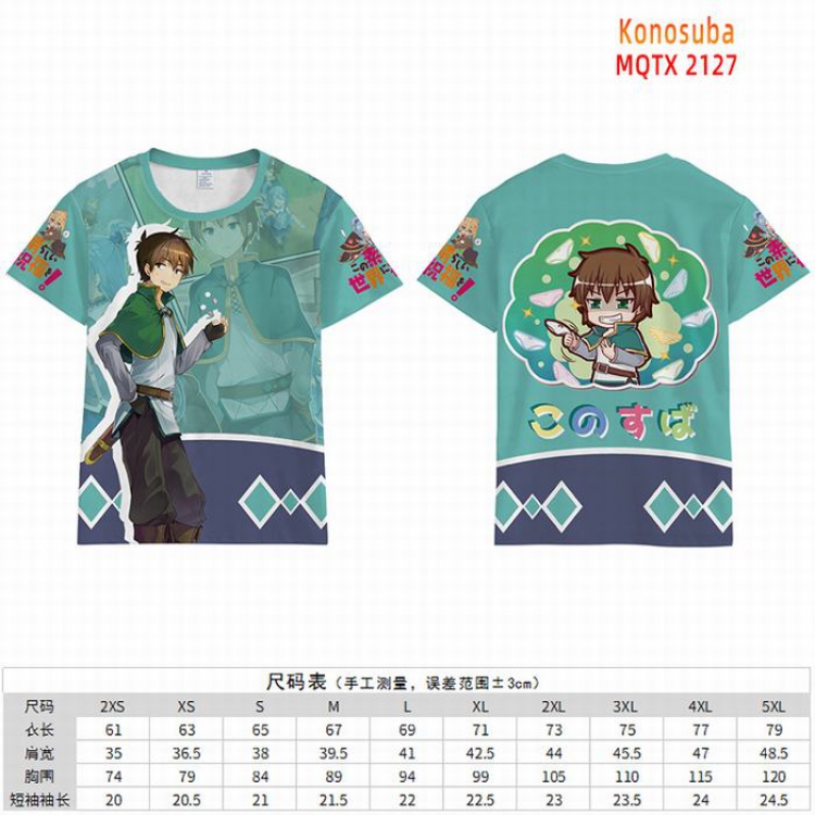 Konosuba  Full color short sleeve t-shirt 10 sizes from 2XS to 5XL MQTX-2127