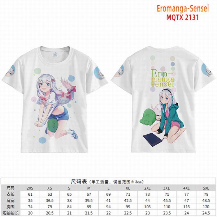 Eromanga-Sensei Full color short sleeve t-shirt 10 sizes from 2XS to 5XL MQTX-2131