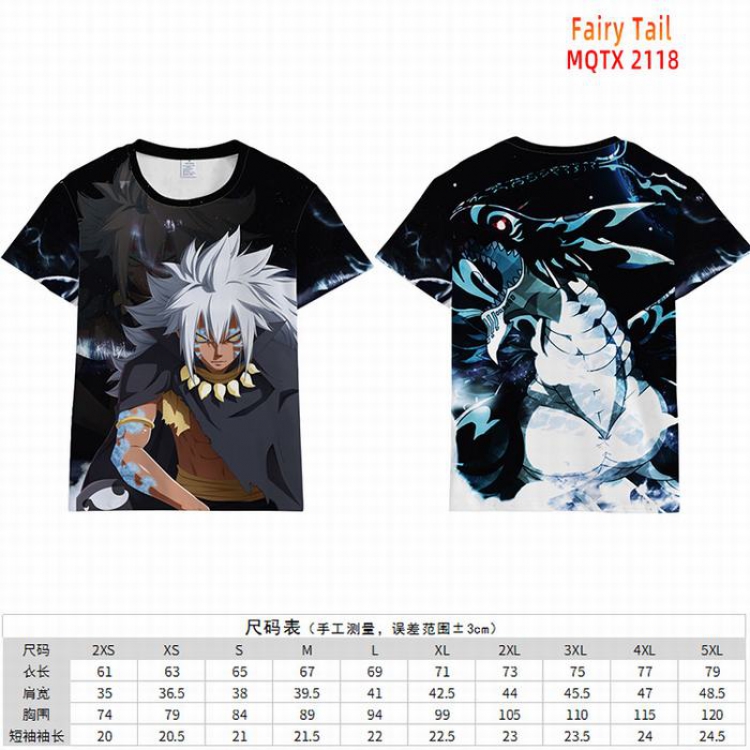 Fairy tail Full color short sleeve t-shirt 10 sizes from 2XS to 5XL MQTX-2118