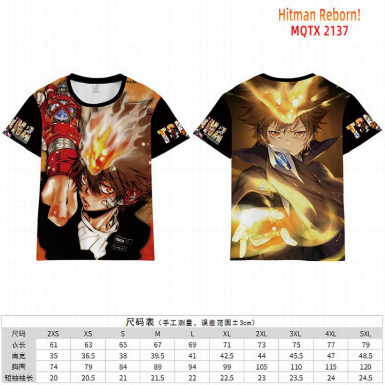 HITMAN REBORN Full color short sleeve t-shirt 10 sizes from 2XS to 5XL MQTX-2137