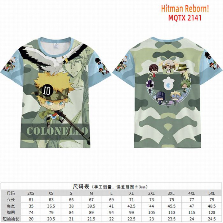 HITMAN REBORN Full color short sleeve t-shirt 10 sizes from 2XS to 5XL MQTX-2141