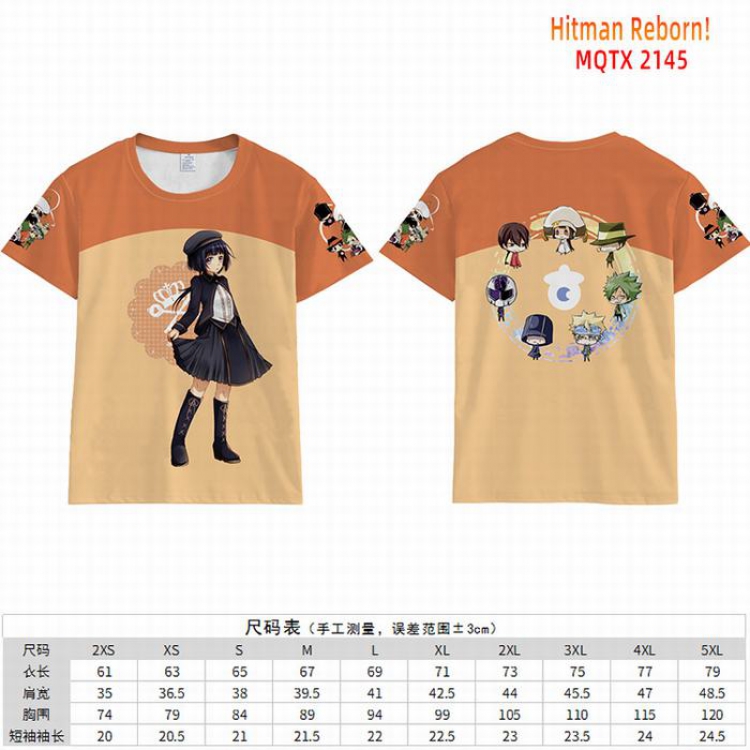 HITMAN REBORN Full color short sleeve t-shirt 10 sizes from 2XS to 5XL MQTX-2145